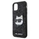 6. Karl Lagerfeld KLHCN61G2CPK iPhone 11 / Xr 6.1" black/black hardcase Glitter Choupette Patch