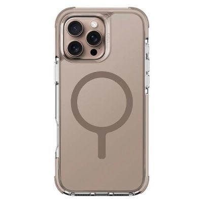 2. Uniq Combat iPhone 16 Pro 6.3" Magclick Charging case gold/taupe gold
