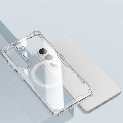 8. Nillkin Nature TPU Pro Case Compatible with MagSafe for Samsung Galaxy S26+ - White