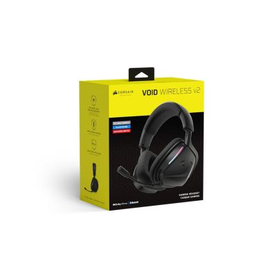 5. Corsair VOID WIRELESS v2 Wired & Wireless Headband Gaming Headset USB Type-C Bluetooth Black