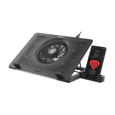15. Genesis Oxid 450 RGB 15.6" laptop cooling pad with fan, backlight, 2 USB