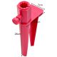 7. DRAW-IN UMBRELLA BASE 28CM RED