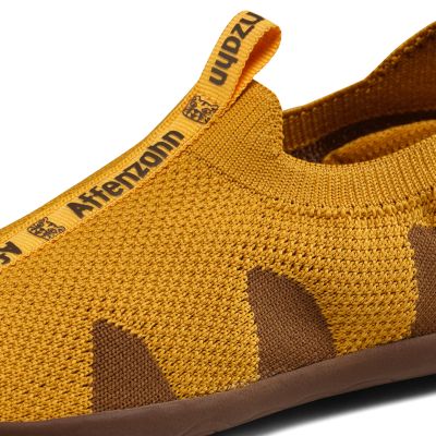 8. Affenzahn Flinky Tiger knitted barefoot slippers (01397-10004)