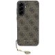 2. Guess 4G Charms Collection Case for Samsung Galaxy A36 Brown