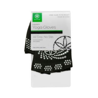 7. Gaiam Fingerless Anti-Slip Gloves 54029