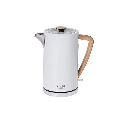7. Electric kettle ADLER AD 1347w white
