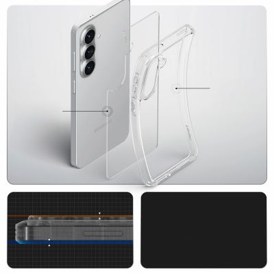 15. Spigen Ultra Hybrid Case for Samsung Galaxy S26+ - Transparent
