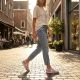 9. Women's comfortable pink sneakers shoes Rieker W4000-31