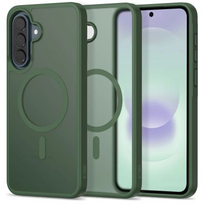 Tech-Protect Magmat MagSafe Case for Samsung Galaxy A36 / A56 / A37 5G - Matte Green