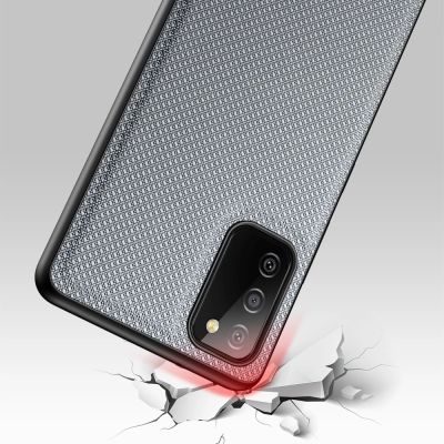 6. Dux Ducis Fino case covered with nylon material for Samsung Galaxy A03s gray