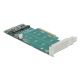 2. Delock PCI Express x8 Card 2 x internal NVMe M.2 Key M - Bifurcation - storage controller - M.2 NVMe Card - PCIe 4.0 x8