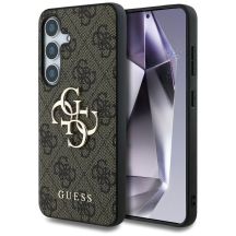 Guess Big 4G Logo Classic Logo Case for Samsung Galaxy S25 Brown