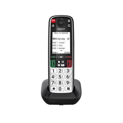 5. Gigaset EASY 500 Analog/DECT Telephone Caller Name and ID Black, Silver