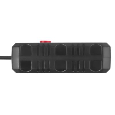 3. MACLEAN POWER STRIP, EXTENSION CORD 2 OUTLETS + 3XUSB, 110-240V AC 50/60HZ, 2.1A MAX 2500W, 1.5M, BLACK MCE387 B