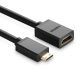 2. Ugreen adapter cable HDMI (female) - mini HDMI (male) 4K 60 Hz Ethernet HEC ARC audio 32 channels 22 cm black (20137)