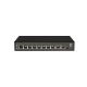 LevelOne FE PoE+ Switch 10-Port/IP30 120W 1Gbps