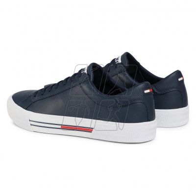 4. Tommy Jeans Essential Leather Sneaker M EM0EM00567-C87 shoes