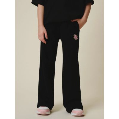 3. Girls' wide-leg sweatpants 4F 4FJRSS26TTROF1870-20S