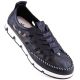 37. Leather openwork shoes Rieker W RKR652, navy blue