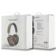 4. Guess GCube Metallic Script Logo Bluetooth on-ear headphones - brown