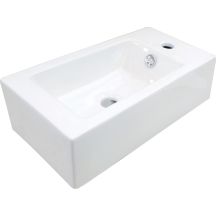 Ceramic countertop washbasin, right