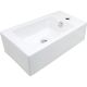 Ceramic countertop washbasin, right