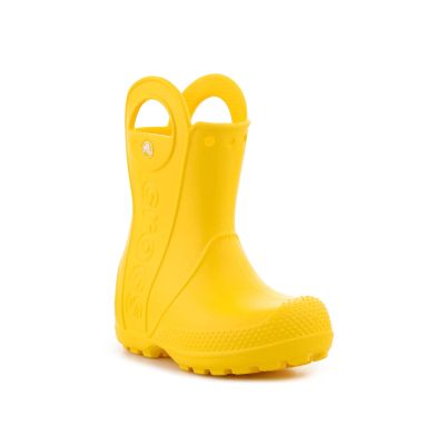 CROCS HANDLE IT RAIN BOOT KIDS T YELLOW 211056-730
