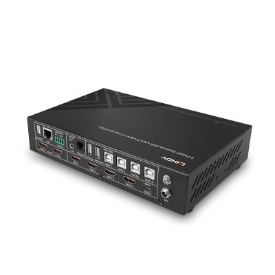 5. LINDY 5-Port KVM Switch Seamless Multiview 4HDMI 1USB Type C