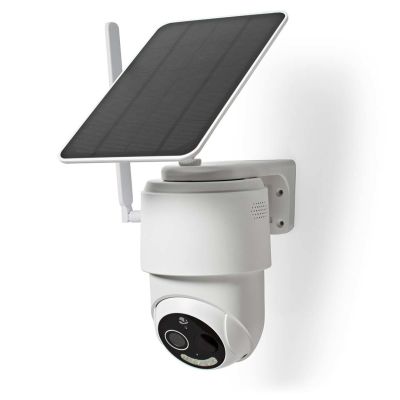 4. Nedis Smartlife 4G Outdoor Camera, IP65 Motion Sensor, Night Vision, White