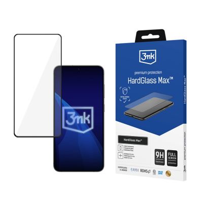 2. Reinforced full-screen tempered glass 3mk HardGlass Max Black for Samsung Galaxy S24+