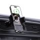 3. Dudao F19 clamp car holder with 15W inductive charger - black