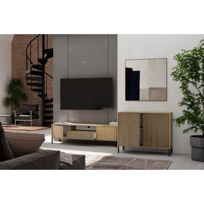 8. KAMARO 2D SLIM ARTISAN CHEST OF DRAWERS/BLACK