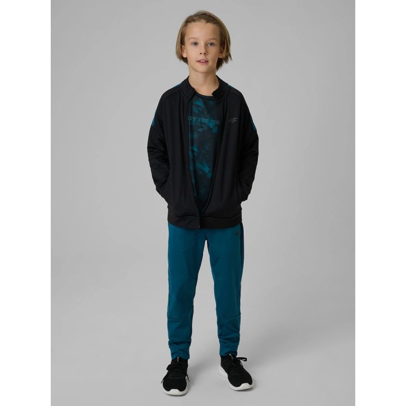 7. Regular sports sweatshirt without hood for boys 4F 4FJRSS26TFSWM0991-20S