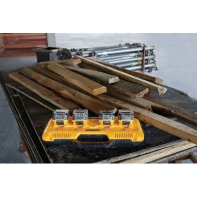 8. DEWALT DCB104 4-WAY MULTIVOLTS 8A XR CHARGER