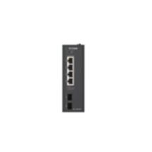 D-Link DIS-100G-06P Network Switch Unmanaged L2 Gigabit Ethernet (10/100/1000) Supports PoE DIN rail Black