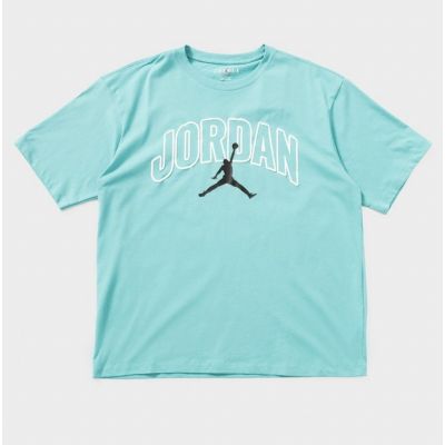 Men's Air Jordan Brooklyn Arch Logo T-shirt Washed Teal - IB7347-392