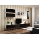 8. TV cabinet VIGO '140' 30/140/40 white/black gloss