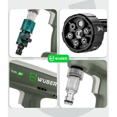 2. Cordless pressure washer 300 l/h 20 V W04322 WUBER