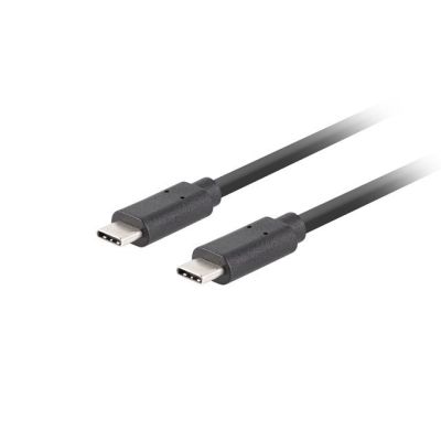 2. LANBERG CABLE USB-C M/M 3.2 GEN2 0.5M 10GB/S PD100W CA-CMCM-32CU-0005-BK