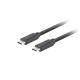2. LANBERG CABLE USB-C M/M 3.2 GEN2 0.5M 10GB/S PD100W CA-CMCM-32CU-0005-BK