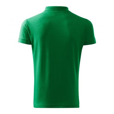 3. Malfini Cotton M MLI-21216 grass green polo shirt