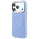 2. Guess Saffiano Peony & Ring MagSafe case for iPhone 17 Pro Max / 18 Pro Max - light blue
