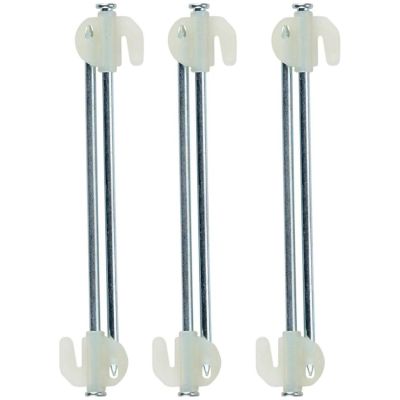 7. TENT PEGS 20.5 CM SET OF 6 METAL PLASTIC GLOWING AT NIGHT CAMP ACTIVE