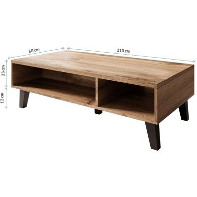 2. NORD coffee table 110cm wotan oak/anthracite