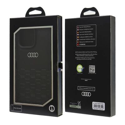 7. Audi Synthetic Leather iPhone 16 Pro Max 6.9" black/black hardcase AU-TPUPCIP16PM-GT/D2-BK