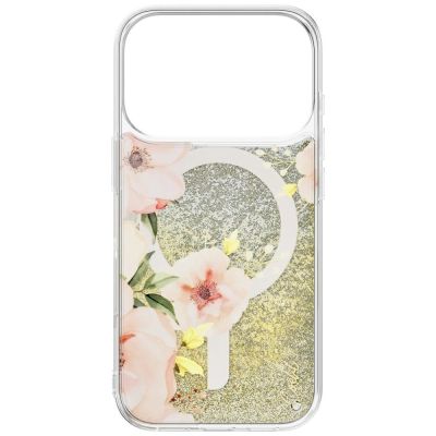 2. Uniq Coehl Fleurette Magnetic Charging Case for iPhone 17 Pro - Transparent