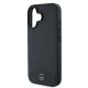 6. Mercedes Textured And Plain Leather MagSafe case for iPhone 16 - black