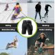 2. Qunature sports shorts/shields black M