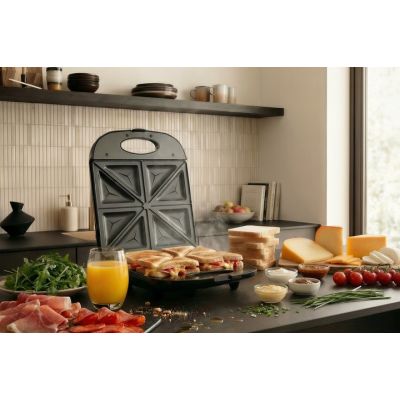 PROMIS 4-SANDWICH TOASTER, BLACK STP25