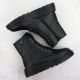 4. Women’s black leather platform ankle boots Rieker 70408-00
